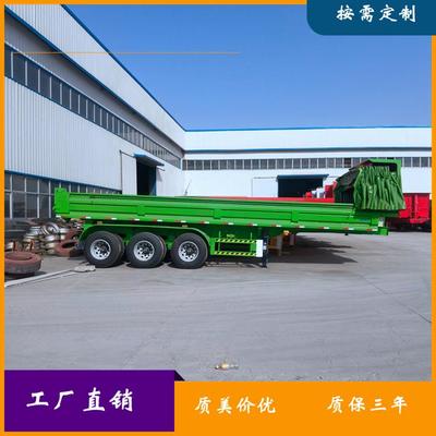 10米后翻自卸半掛車 11米三橋后翻掛車斗產(chǎn)品參數(shù)